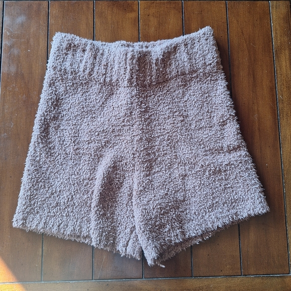 SKIMS Rose Clay High-Rise Boucle Knitted Shorts Small/Medium - Picture 9 of 9